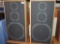 Pair of Fisher Floor Model Oak Case Speakers