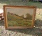 Original Landscaped Oil in Gold-Gilded Frame