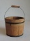 Early 20th Century Wood Staved Berry Bucket