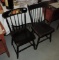 Two Antique Painted Country Chairs