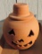 Pottery Jack-o-Lantern with Hat