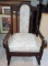 1920's Oak Frame and Upholstered Rocking Chair