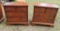 Pair of Wood Veenered Night Stands