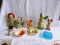 Miscellaneous Collectible Glassware, Porcelain and Paper Mache Lot
