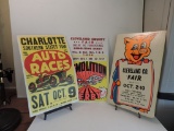 Charlotte Southern States Fair Poster & 2 Cleveland Co. Fair Posters