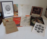 Group Of Collectible Railroad Booklets, Advertising Calendars & More