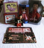 Five-Piece Betty Boop Collector's Lot