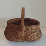 Fantastic Early 1900's Hand Woven NC Buttocks Basket