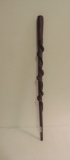 Wonderful Antique Carved & Painted Snake Cane