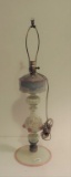 Unique Hand-Blown Art Glass Tamp Lamp