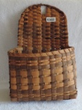 Hand-Woven Cherokee Wall-Hanging Basket
