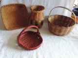 A Lot of Four Vintage Baskets