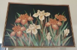 Large Oil on Canvas of Flowers