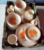 Set of Lenox Temperware - Fire Flower pattern