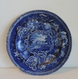 Scarce R. Hall's Eashing Park Surrey Staffordshire Historical Blue Plate