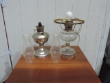 2 Antique Aladdin Lamps