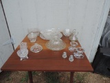 Tray Lot Of Crystal Glassware
