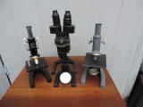 Lot Of 3 Microscopes