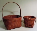 Lot of Two Longaberger Baskets