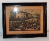 Currier & Ives Hand-Colored Lithograph Entitled 