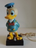 Vintage Donald Duck Plastic Electric Lamp