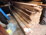 Stack of Oak Flooring