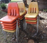 Child's Stacking Plastic Chair Lot