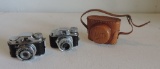 2 Miniature Made In Japan Spy Cameras