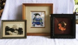 Three Pieces of Frames Oriental Art