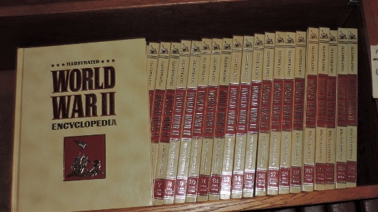 24 Volume Book Set History Of Ww2 By Orbis Publishing, 1978