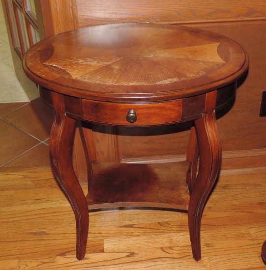 Oval Victorian Style Side Table