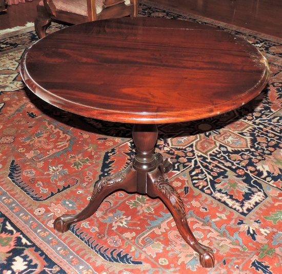 Mahogany Chippendale Style Tea Table