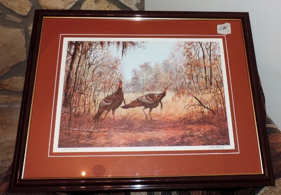 Limited Edition Nc Miller Jr. Turkey Print