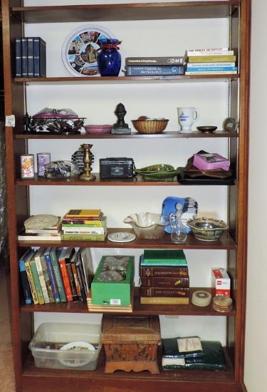 Bookshelf Lot Of Oddities