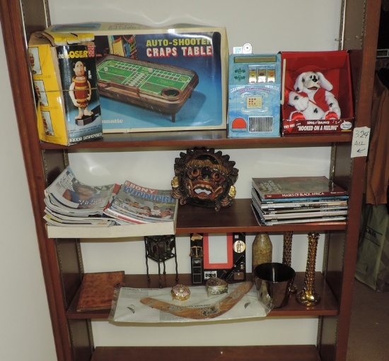 Bookshelf Lot Of Oddities