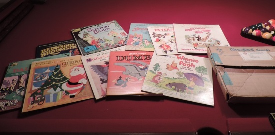 Lot Of Gulf Oil Children's Records