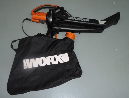 Worx Electric Leaf Blower With Bag
