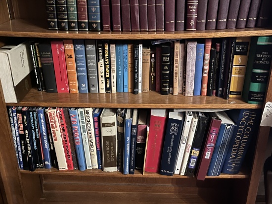 2 Shelves Of Assorted Books