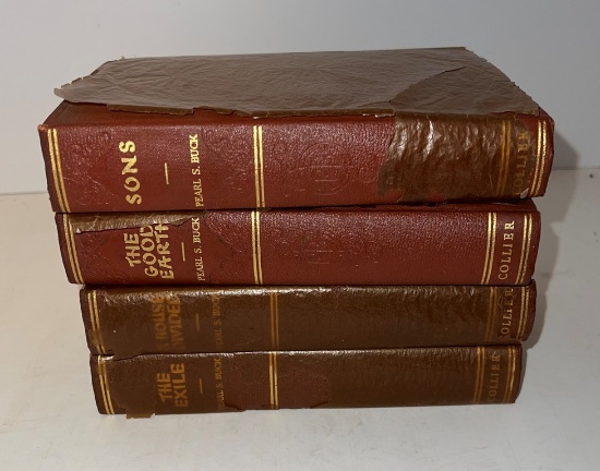4 Volumes Of 6 of Collier's Pearl Buck's Writings 1931-39