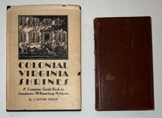 Lot Of 2 Williamsburg Va. Books