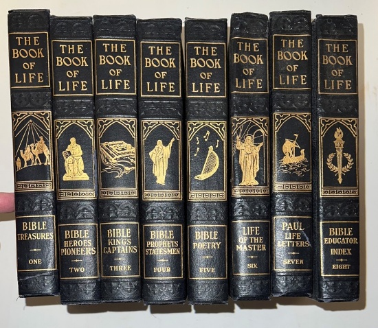 8 Volume Set "The Book Of Life" 14th Edition 1946