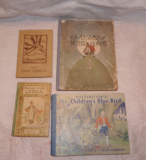 Four Antique Children's Books