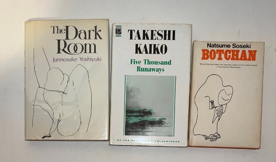 Lot Of 3 Japanese Novels By Some Of Japans Most Celebrated Authors