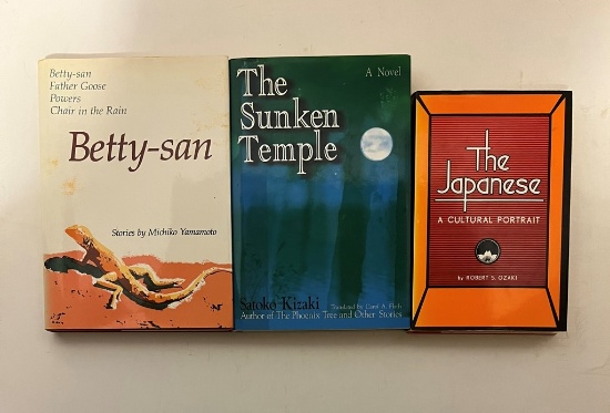 Lot Of 3 First Editions By Japanese Authors