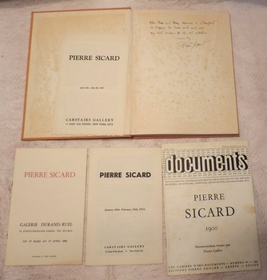 Autographed Copy Of "Pierre Sicard" By Claude Rumasat