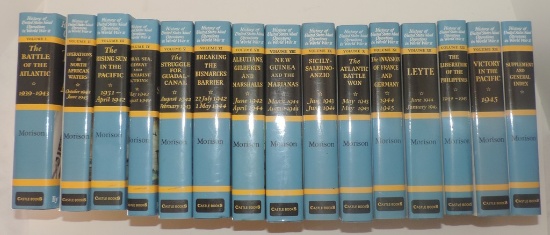 History Of United States Naval Operations In World War II By Morison 15 Volume Set Complete