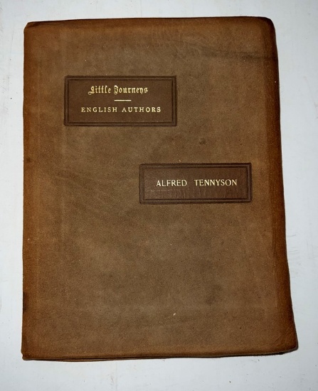 Alfred Tennyson Little Journeys By Elbert Hubbard Limited Edition-Signed