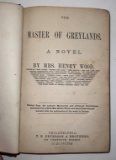 Master Of Greylands By Mrs. Henry Wood 1973 First Edition