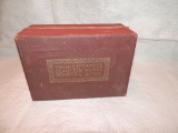 Shakespeare's Complete Works Pembroke Edition In Original Burgundy Cloth Slipcase