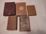 Lot Of Five Early Published Religious Books